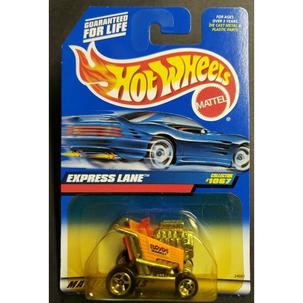 1999 Hot Wheels Express Lane Floyd's Market #1067 Orange HW8